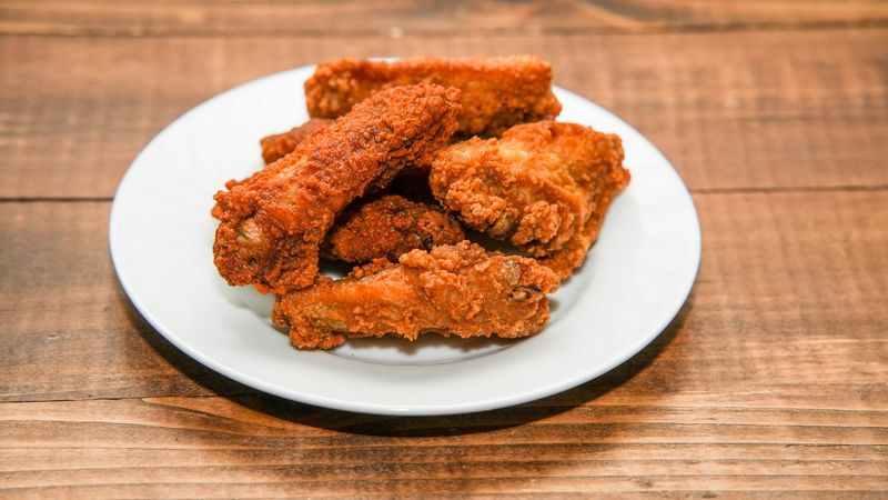 Buffalo wings starter at Marcos restaurant