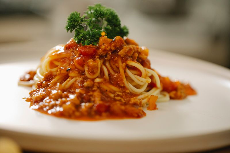 Spaghetti Bolognese pasta at Marcos