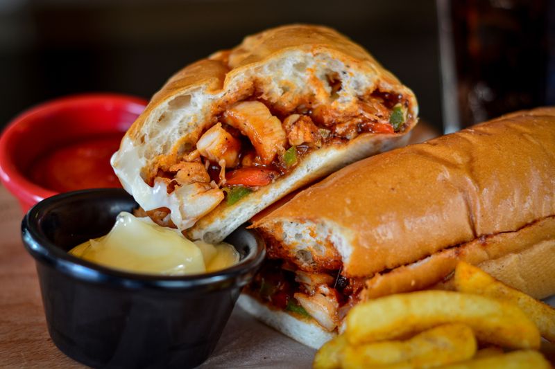 Meatball sub sandwich at Marcos