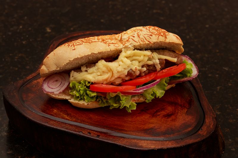 Grilled chicken sandwich at Marcos
